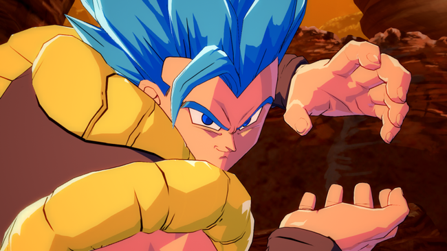 Epic Gogeta dramatic battle contains first-person shots, parried supers and  a surprise ending to the Super Saiyan 4 vs. Super Saiyan Blue finish