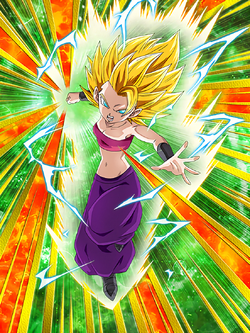 Battle Lust Super Saiyan 2 Caulifla Dragon Ball Z Dokkan Battle