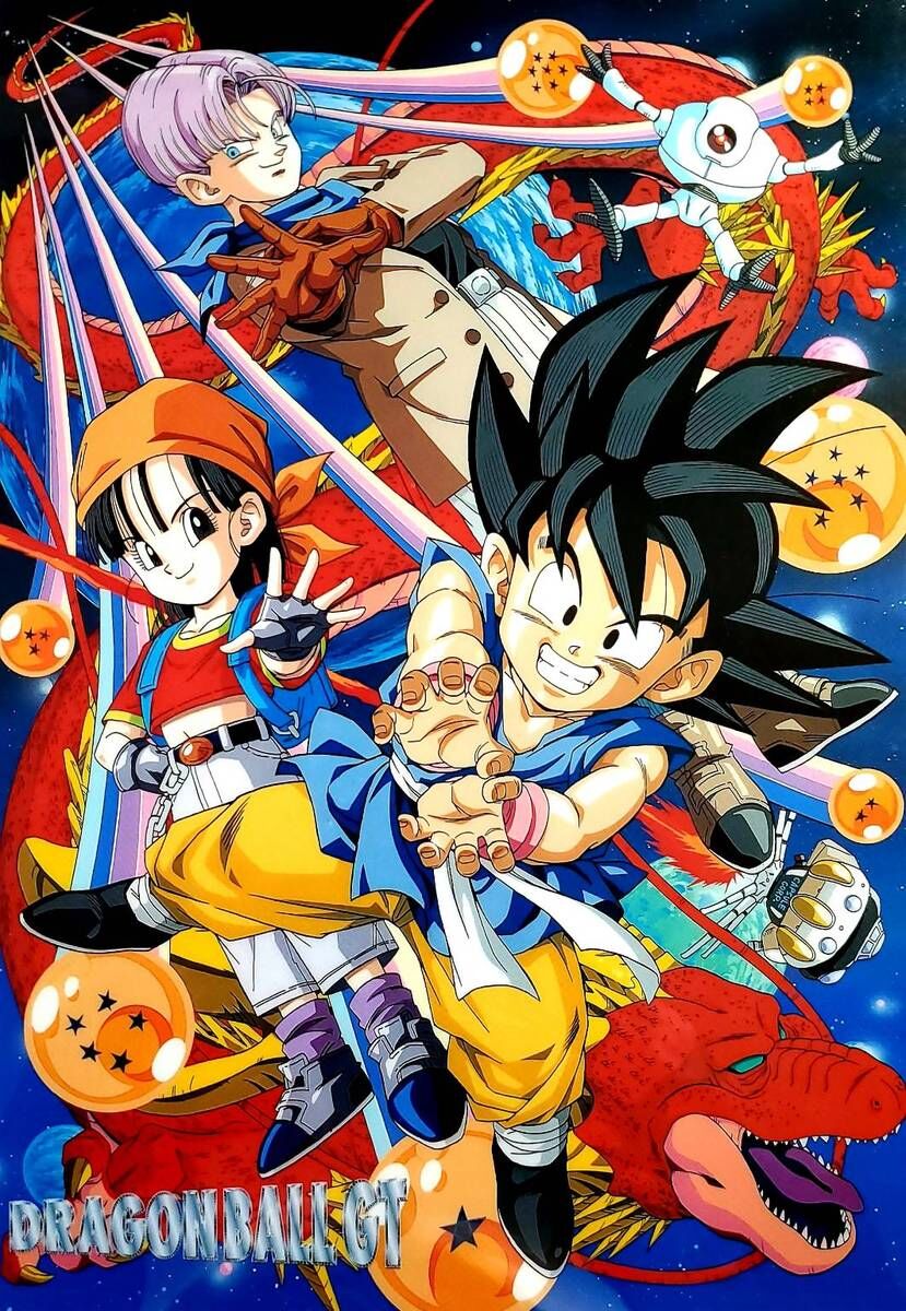 A New Adventure Unfolds Goku (GT) & Pan (GT) & Trunks (GT)