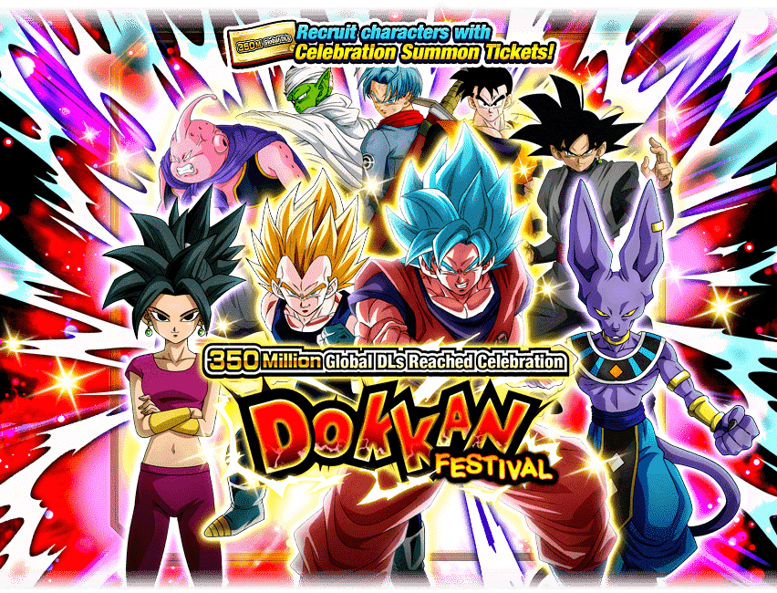 Dokkan Festival 350 Million Global DLs Reached A Dragon Ball