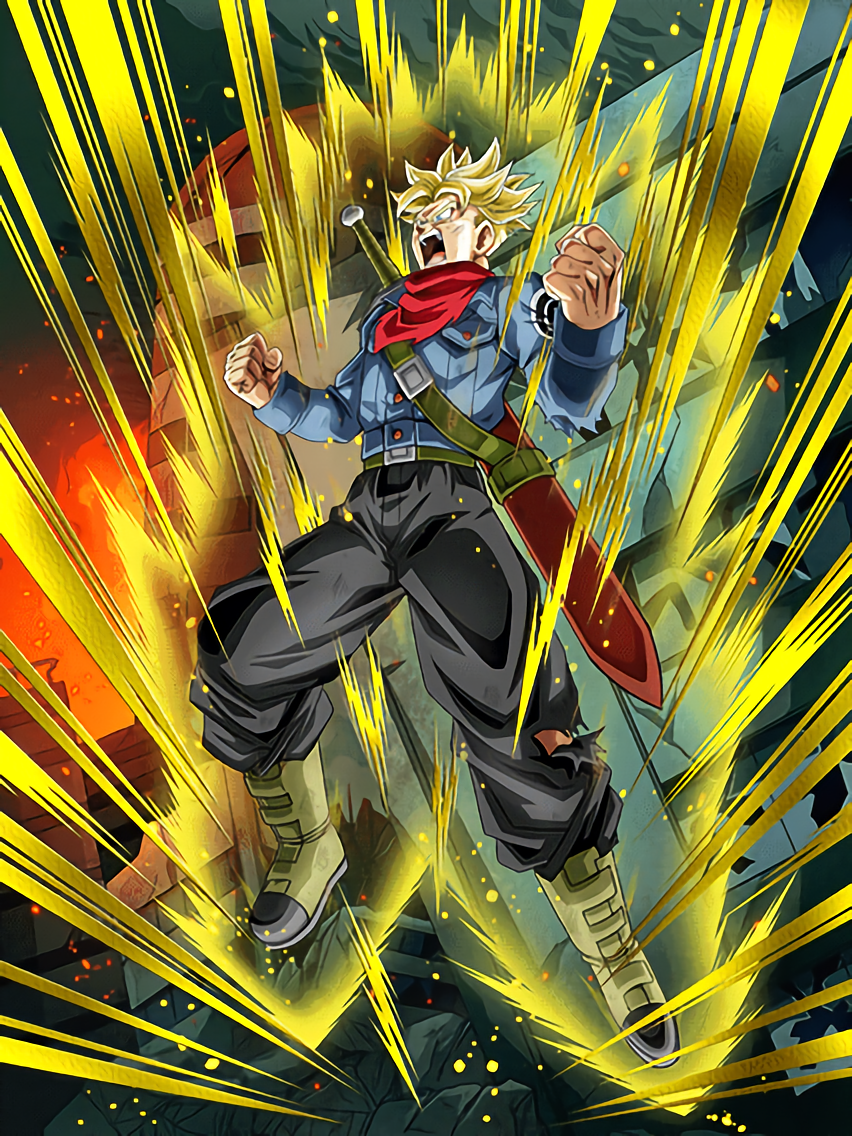 Humanitys Hope Super Saiyan Trunks Future Dragon Ball Z Dokkan Battle Wiki Fandom