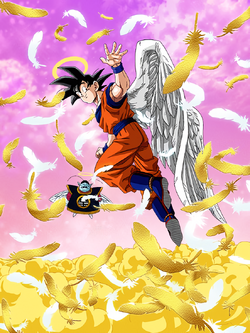 Message from Another World Goku Angel Dragon Ball Z Dokkan