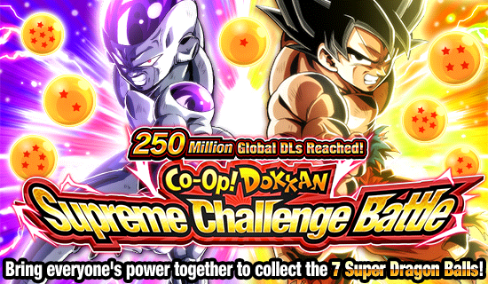 250M Global DLs Extreme Showdown Campaign Dragon Ball Z Dokkan