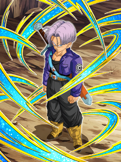 Intersection of Past and Present Trunks Teen Dragon Ball Z