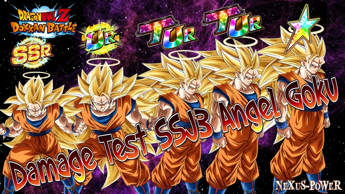 User blog NeXuS PoWeR SSJ3 Goku Angel Damage Test Formen SSR