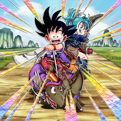 The Original Golden Duo Goku Youth Bulma Youth Pettan