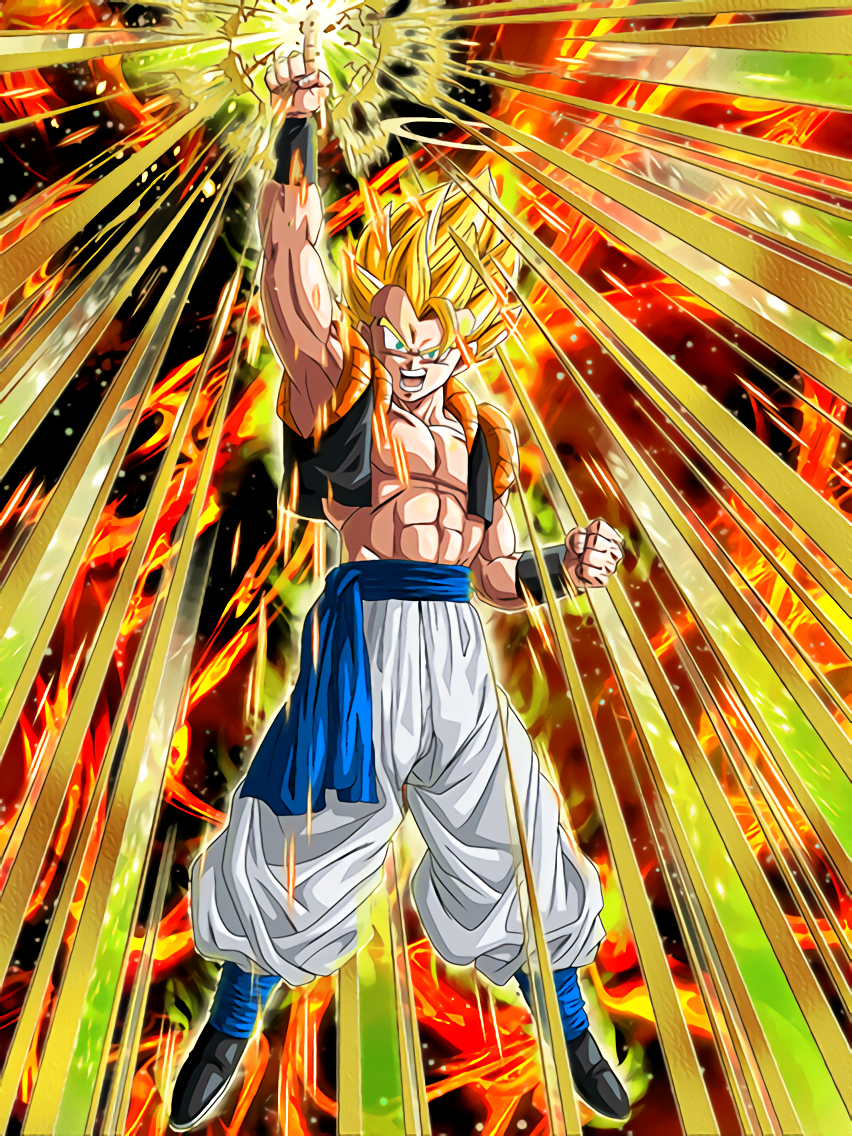 gogeta ssj5, the all mighty sayens had fused and unleashed …