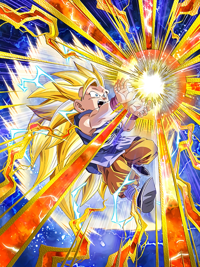 Zealous Offensive Super Saiyan 3 Goku GT Dragon Ball Z Dokkan