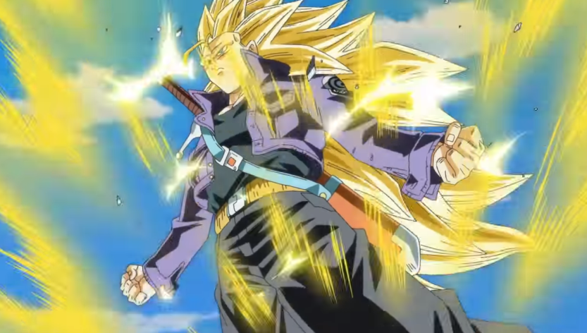 Dragon Ball Heroes apresenta Trunks Super Saiyajin 3