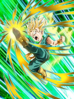 Inborn Pride Super Saiyan Trunks Kid Dragon Ball Z Dokkan Battle Wiki Fandom