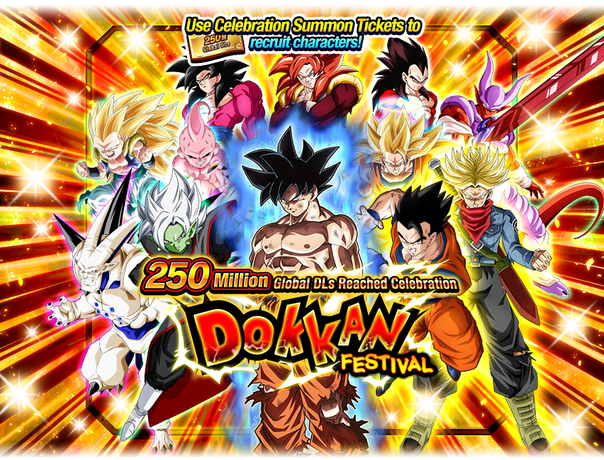 Dokkan Festival 250 Million Global DLs Reached Dragon Ball Z