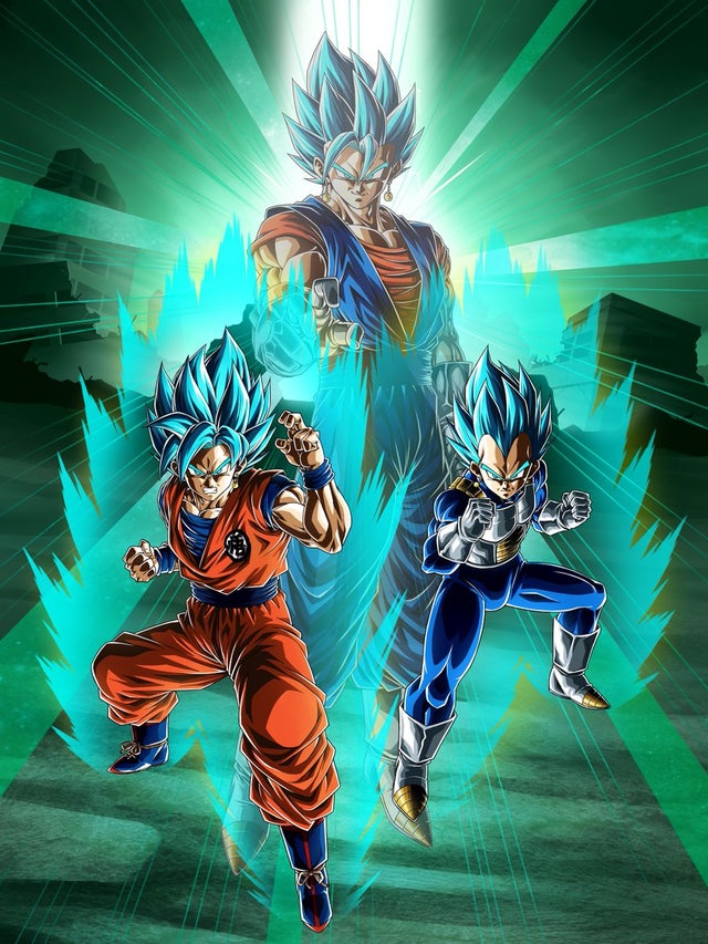 User blogSuperSaiyanJuniper/LR SSB Goku & SSB Vegeta Dragon Ball Z