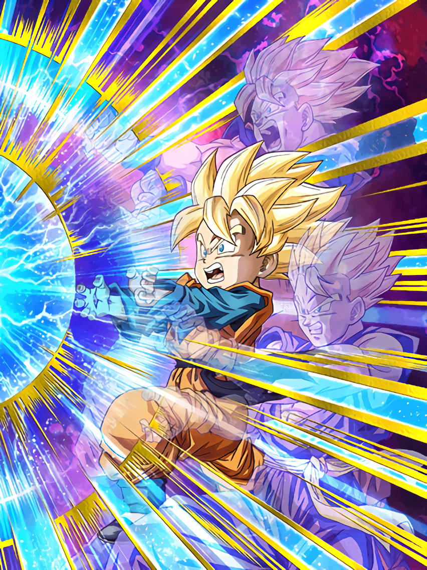 Furious Kamehameha Super Saiyan Goten (Kid) Dragon Ball Z Dokkan