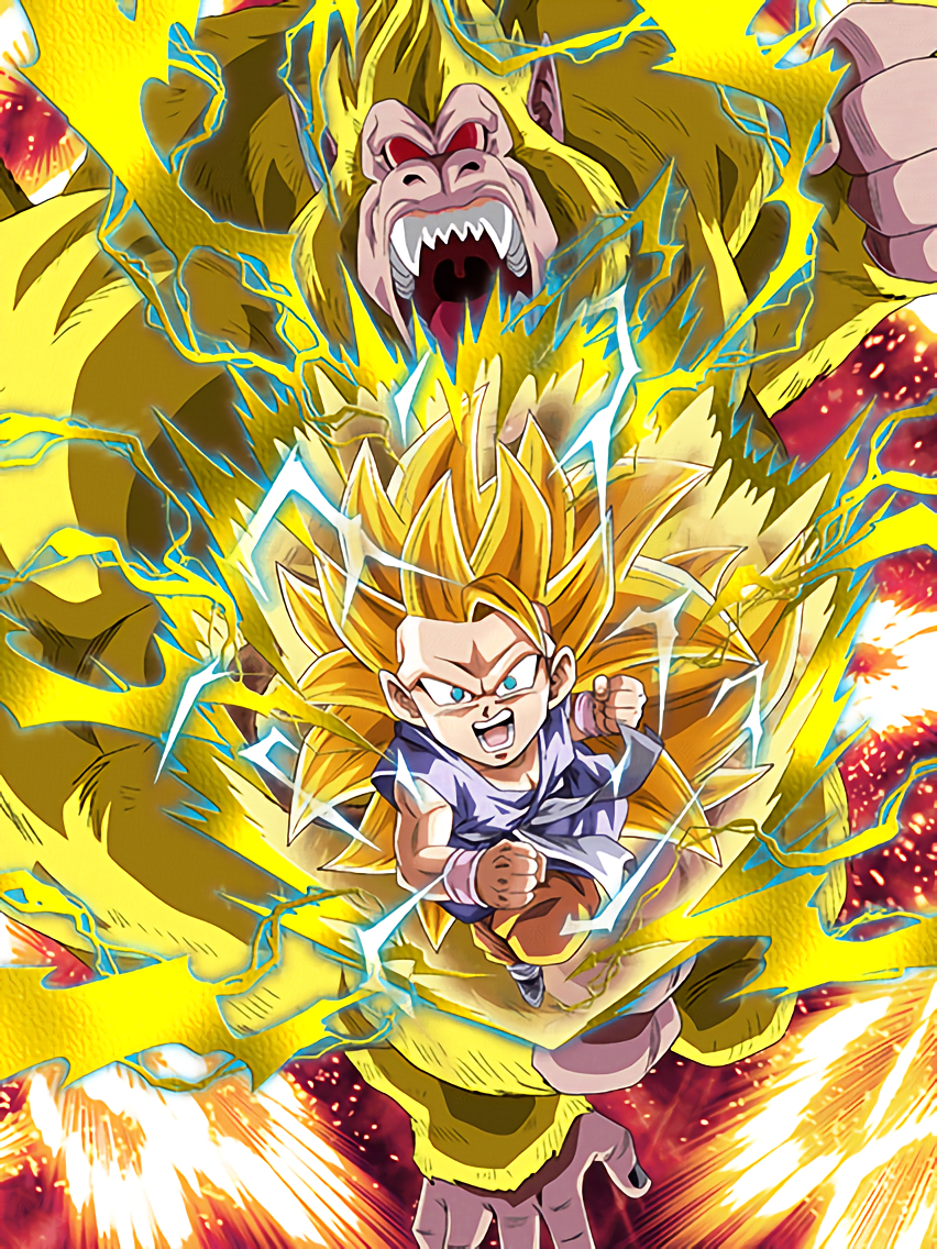 super saiyan 3 kid goku