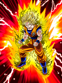 Divine Fighter Born of Light Super Saiyan God Goku