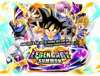 Legendary Summon Goku GT Pan GT Trunks GT Dragon