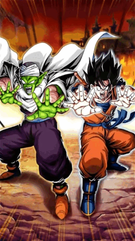  Dragon Ball Z 6.5 I/R Energy Battlers Goku and Piccolo : Toys  & Games