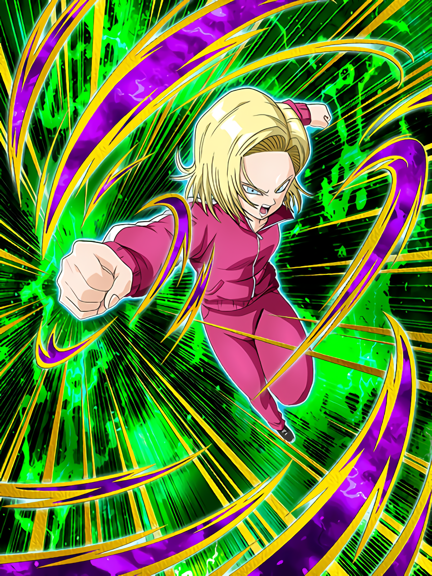 Love Warrior of Universe 7 Android 18 Dragon Ball Z Dokkan