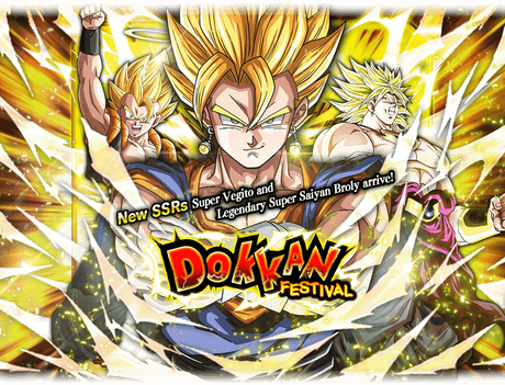 Dokkan Festival Super Vegito and Legendary Super Saiyan Broly