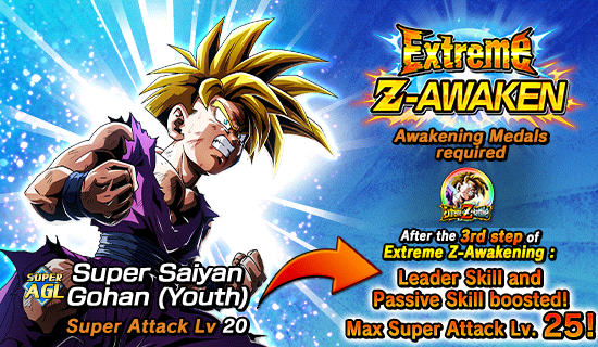 Extreme Z Battle Awakened True Power Super Saiyan Gohan Youth