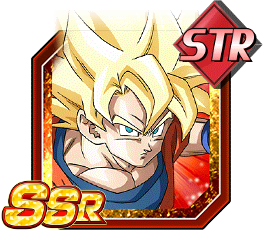 Super Saiyan Blue Goku (Dokkan Battle Card Render) by