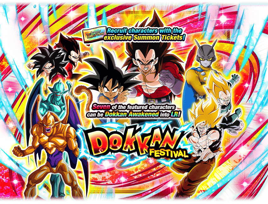 Dokkan Festival Goku GT Super Saiyan 4 Vegeta Dragon Ball