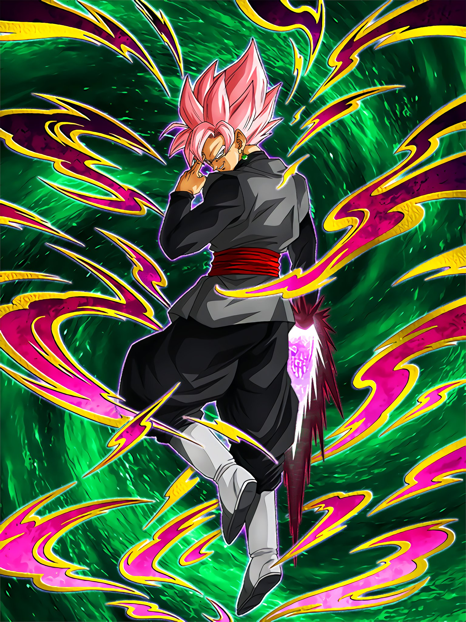 Desire For New Power Goku Black Super Saiyan Rose Dragon Ball Z Dokkan Battle Wiki Fandom