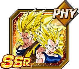 Two Super Saiyan 2s! LR SSJ2 Goku and SSJ2 Vegeta!