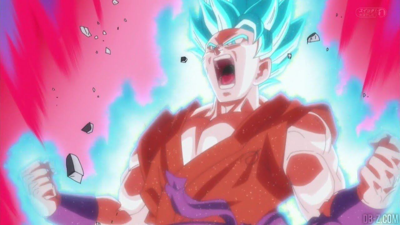 Necessary Evolution Super Saiyan God SS Goku