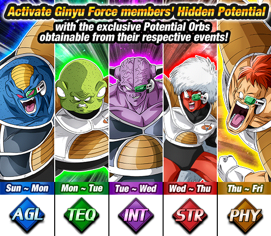 Ginyu Force Special Training All Open Dragon Ball Z Dokkan