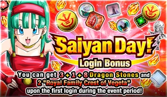 Saiyan Day Celebration Campaign Dragon Ball Z Dokkan Battle Wiki Fandom Dragon ball z dokkan battle is the one of the best dragon ball mobile game experiences available. dragon ball z dokkan battle wiki fandom