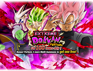 Extreme Dokkan Festival Goku Black Super Saiyan Ros Dragon