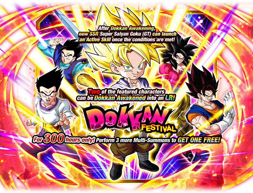 Dokkan Festival Super Saiyan Goku GT Dragon Ball Z Dokkan