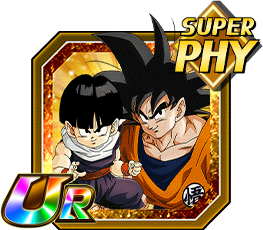 Courage to Confront Evil Gohan Kid Goku Dragon Ball Z Dokkan