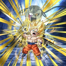 Superheated Super Power Super Saiyan Goku (Pettan Battle) | Dragon
