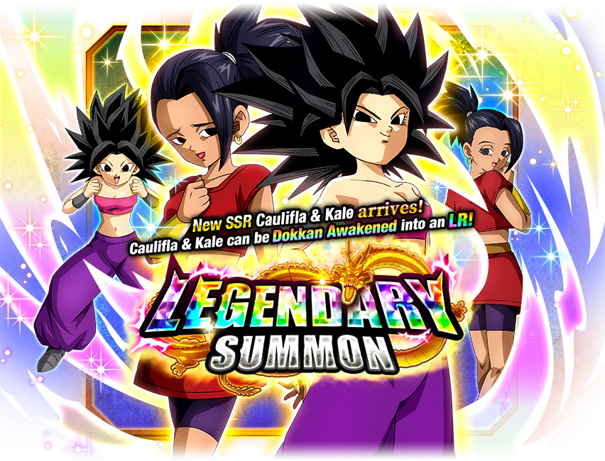 Legendary Summon Caulifla Kale Dragon Ball Z Dokkan Battle