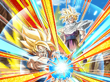 Warriors Entrusted with Earth's Fate Super Saiyan Goku/Super Saiyan Gohan (Youth)