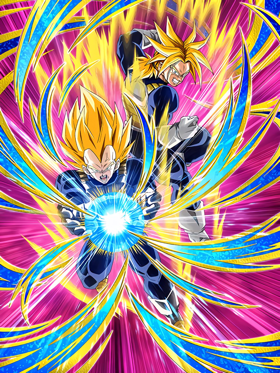 Invincible Battle Form Super Vegeta Super Trunks Dragon Ball Z