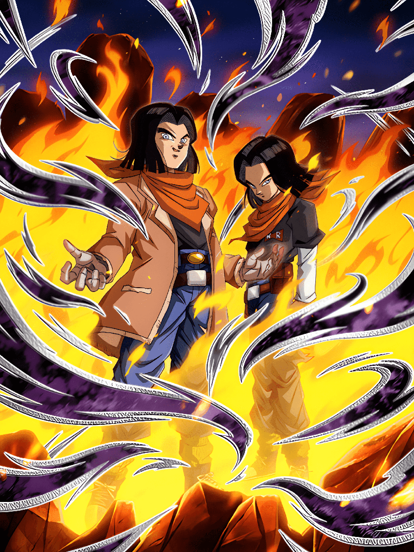 Rekindled Flames of Hell Android 17 Hell Fighter 17 Dragon