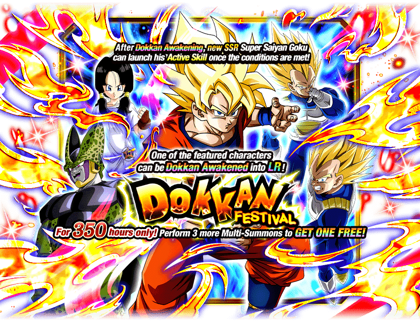 Dokkan Festival Super Saiyan Goku Dragon Ball Z Dokkan Battle