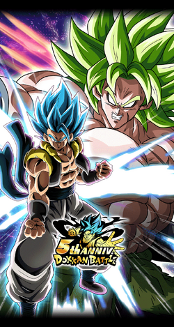 Super Saiyan Blue Gogeta vs. Full Power Broly 5th Year Anniversary Part 2  Wallpaper