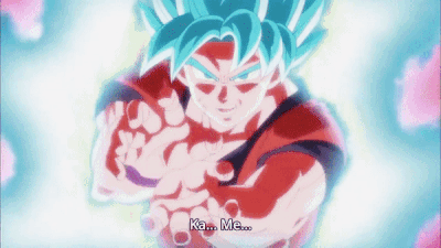 Goku super saiyan blue kaioken 10x