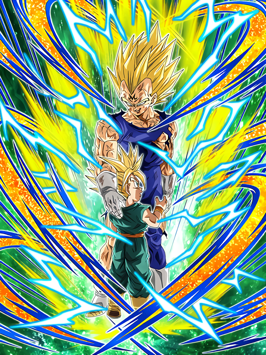 Exchange Super Saiyan Goku/Super Saiyan Vegeta DFE Concept :  r/DBZDokkanBattle