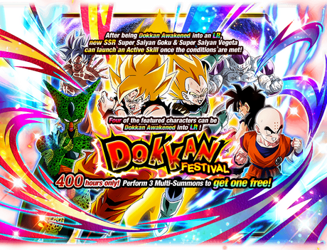 Dokkan Festival Super Saiyan Goku Super Saiyan Vegeta Dragon