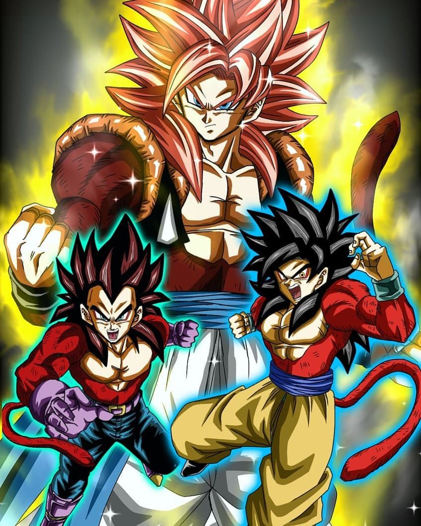 LR ssj4 gogeta wallpaper : r/DBZDokkanBattle