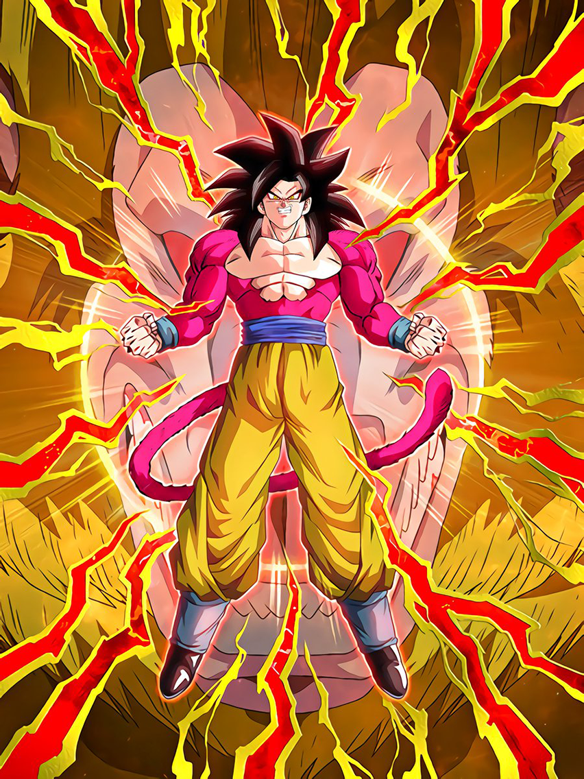 Transcendental Saiyan Power Super Full Power Saiyan 4 Goku.