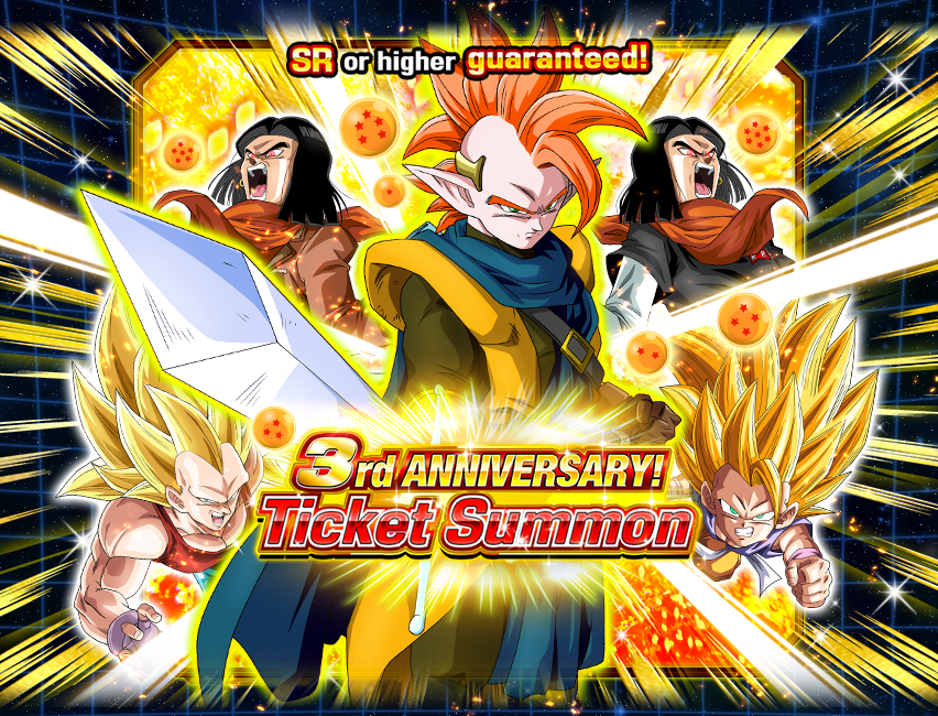 Ticket Summon: 3rd Anniversary! | Dragon Ball Z Dokkan
