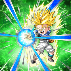 Sharp Intellect Super Saiyan Trunks GT Pettan Battle Dragon