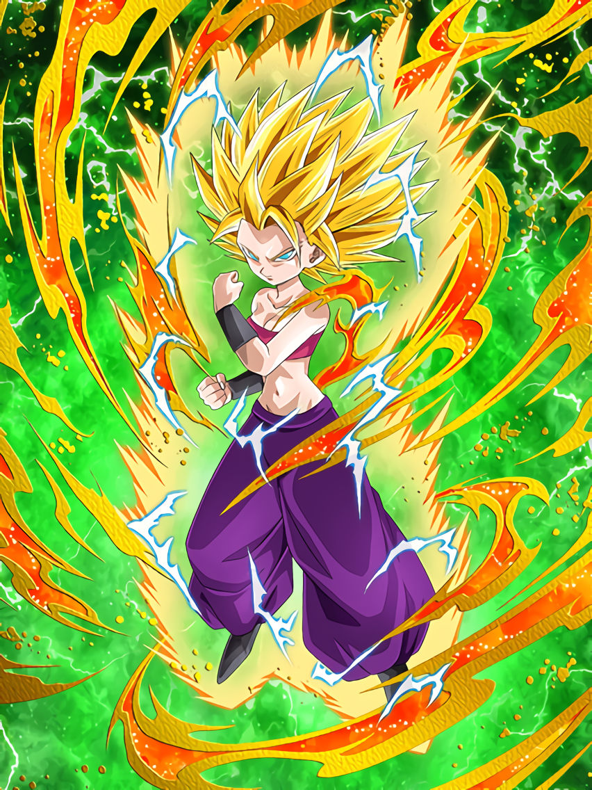 Brilliant Battle Intuition Super Saiyan 2 Caulifla Dragon Ball Z