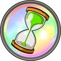 Hour glass medal